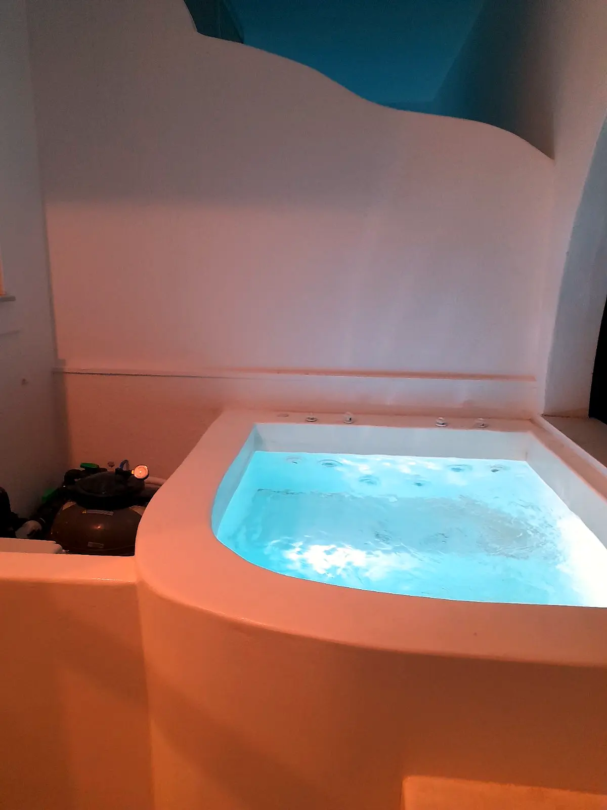 Εσωτερικό spa jacuzzi